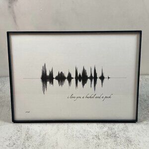 I Love You A Bushel And A Peck Soundwave Wall Art - Premade